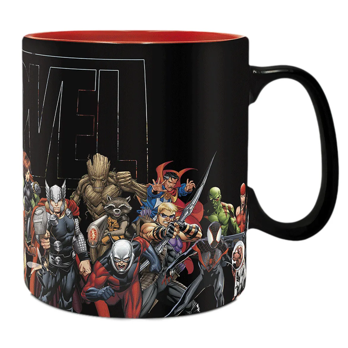 Marvel - Heroes Thermoeffekt Tasse
