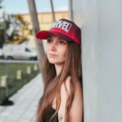 Marvel - Logo Basecap rot
