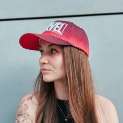 Marvel - Logo Basecap rot