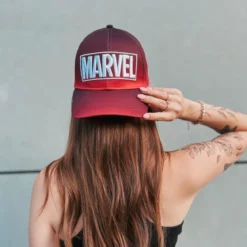Marvel - Logo Basecap rot