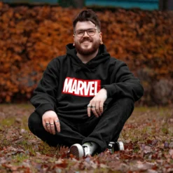 Marvel - Logo Hoodie schwarz