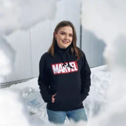 Marvel - Logo Hoodie schwarz