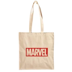 Marvel - Logo Jutebeutel beige