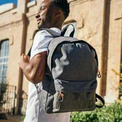 Marvel Logo Rucksack grau