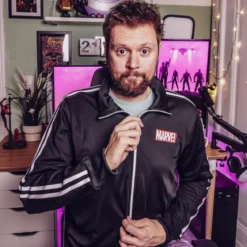 Marvel - Logo Trainingsjacke schwarz