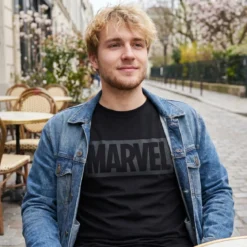 Marvel - Logo T-Shirt schwarz