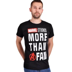 Marvel - More Than A Fan T-Shirt schwarz