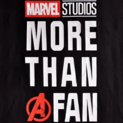 Marvel - More Than A Fan T-Shirt schwarz