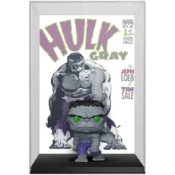 Marvel POP! Comic Covers Vinyl Figur Gray Hulk 9 cm