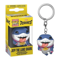Marvel Rivals - Jeff der Landhai Funko Pop Schlüsselanhänger
