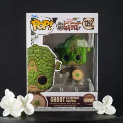 Marvel - We Are Groot Captain America Funko Pop Wackelkopf-Figur