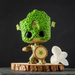 Marvel - We Are Groot Captain America Funko Pop Wackelkopf-Figur