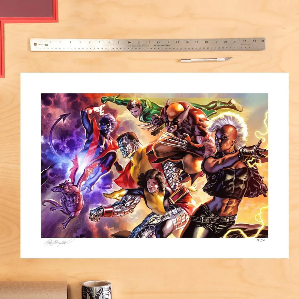 Marvel X-Men Kunstdruck The X-Men by Felipe Massafera 46 x 66 cm - ungerahmt