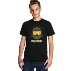Master Chief T-Shirt für Halo Fans schwarz