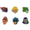 Masters of the Universe Ansteck-Buttons 6er-Pack Characters