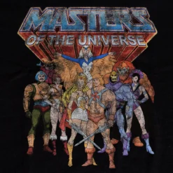 Masters of the Universe - Characters Distressed T-Shirt schwarz