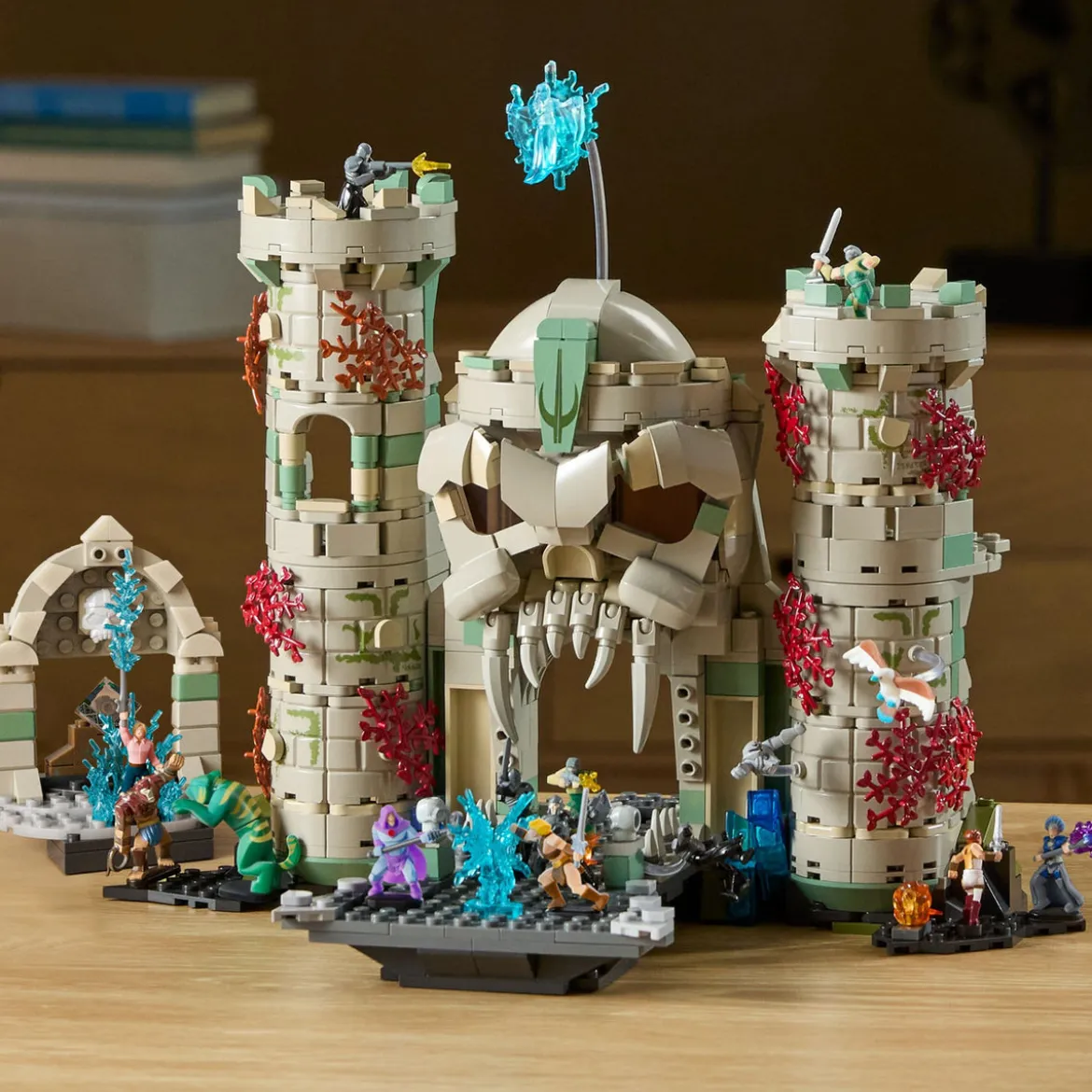 Masters of the Universe Mattel Brick Shop Bauset Castle
