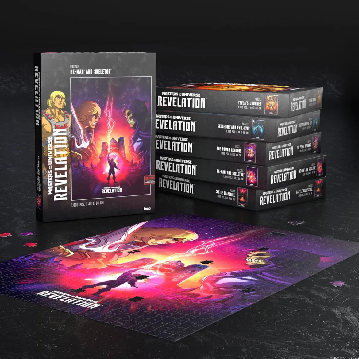 Masters of the Universe: Revelation™ Puzzle He-Man™ and Skeletor™ (1000 Teile)