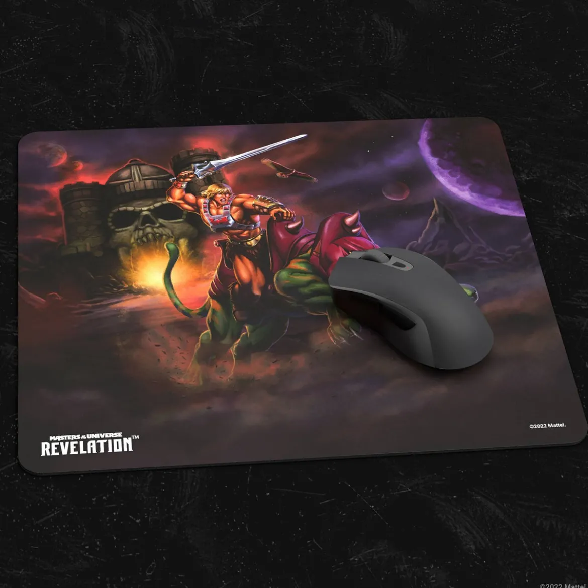 Masters of the Universe: Revelation™ Mousepad He-Man™ and Battle Cat 25 x 22 cm