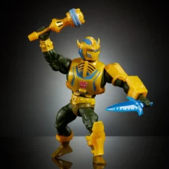 Masters of the Universe x Transformers Actionfigur Bumblebee Armor Man-At-Arms heo European Exclusive 14 cm