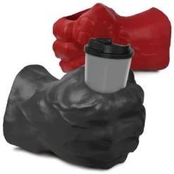 Mega Faust Getränkehalter für Hulk Fans rot