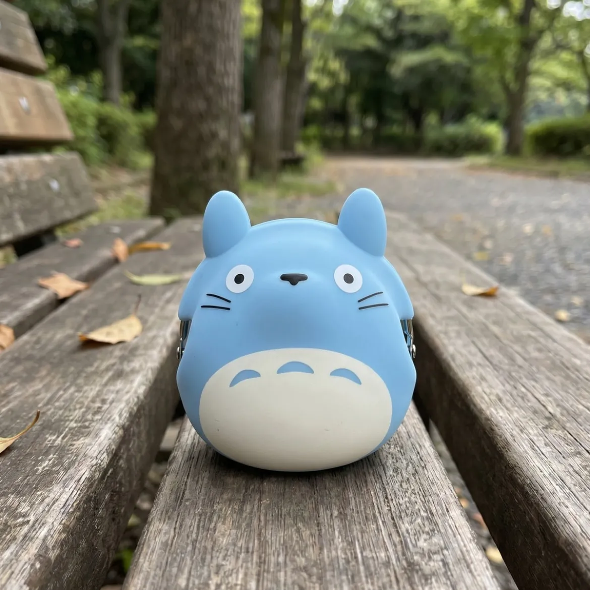 Mein Nachbar Totoro Mini Geldbeutel Totoro blau 9 cm