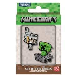 Minecraft Ansteck-Pin 2er-Pack