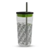 Minecraft - Creeper Becher mit Strohhalm