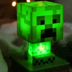 Minecraft - Creeper Icons 3D Tischlampe