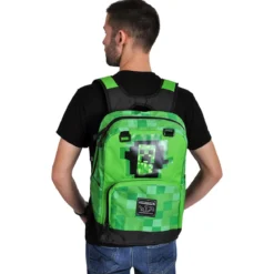 Minecraft - Creeper Inside Rucksack grün