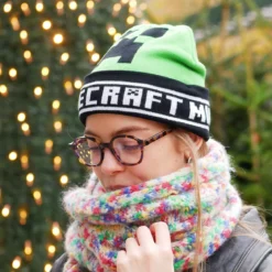 Minecraft - Creeper Mütze Kinder