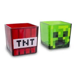 Minecraft - Creeper und TNT Gläser 2er Set