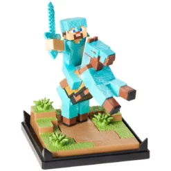 Minecraft – Diamond Armor Steve auf Pferd Figur