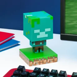 Minecraft - Drowned Zombie 3D Tischlampe