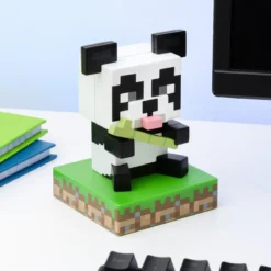 Minecraft - Panda 3D Tischlampe