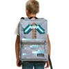 Minecraft - Pickaxe Rucksack grau