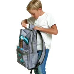 Minecraft - Pickaxe Rucksack grau