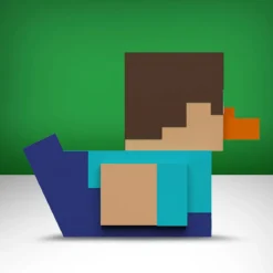 Minecraft - Steve TUBBZ Deko Ente 9cm
