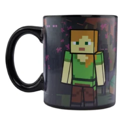 Minecraft - Steve und Alex Thermoeffekt Tasse