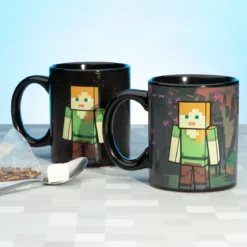 Minecraft - Steve und Alex Thermoeffekt Tasse
