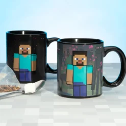 Minecraft - Steve und Alex Thermoeffekt Tasse