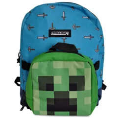 Minecraft - Sword & Axe Rucksack mit Creeper Mini Bag