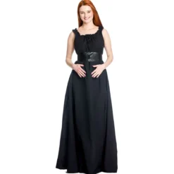 Mittelalter Überkleid Ella schwarz