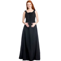 Mittelalter Überkleid Ella schwarz