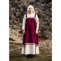 Mittelalter Überkleid Halla rot