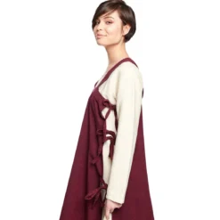 Mittelalter Überkleid Hildegard rot