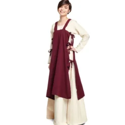 Mittelalter Überkleid Hildegard rot