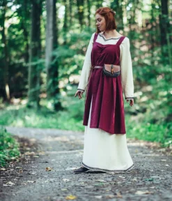 Mittelalter Überkleid Inka rot