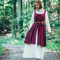 Mittelalter Überkleid Inka rot