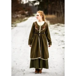 Mittelalter Birka Mantel Skadi grün